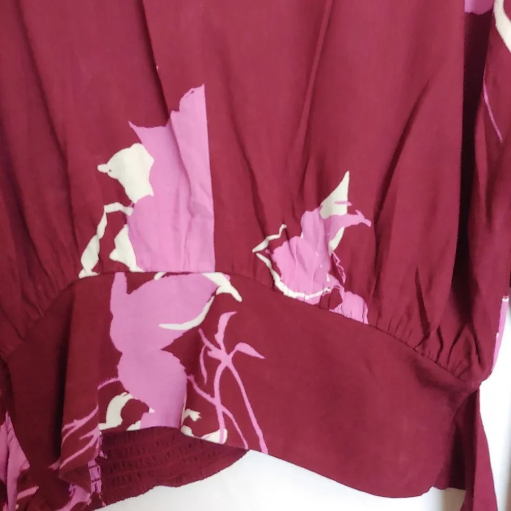 Free People Say you Love Me high neck keyhole in front & open back with sash XS - Picture 4 of 14